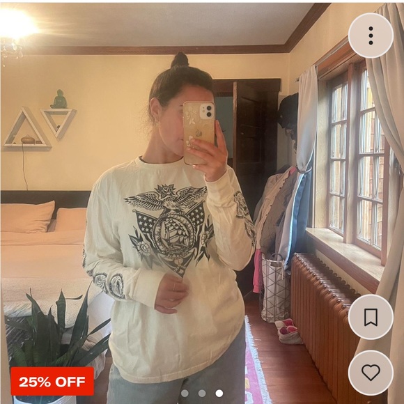 Take to the Grave Vintage Graphic Long Sleeve - Medium - Picture 3 of 3